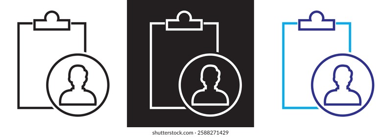 Survey icon . Containing feedback, opinion, questionnaire, poll, research, data collection, review  icons. isolated on white and black background. Vector illustration. EPS 10
