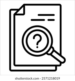 Survey Icon Element For Design