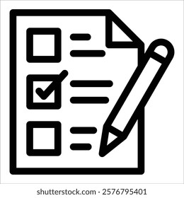 Survey Icon Element For Design