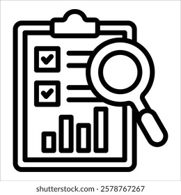 Survey Icon Element For Design