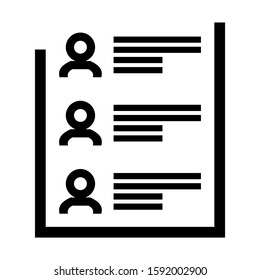 survey icon isolated sign symbol vector illustration - high quality black style vector icons
