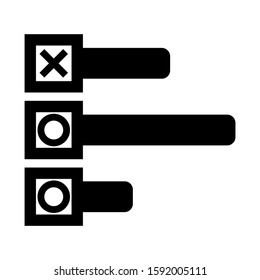 survey icon isolated sign symbol vector illustration - high quality black style vector icons
