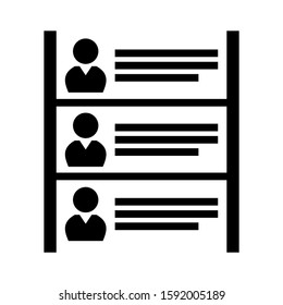 survey icon isolated sign symbol vector illustration - high quality black style vector icons

