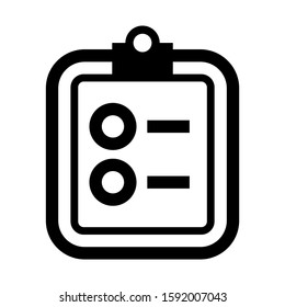 survey icon isolated sign symbol vector illustration - high quality black style vector icons
