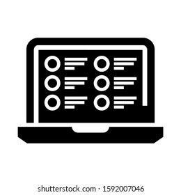 survey icon isolated sign symbol vector illustration - high quality black style vector icons
