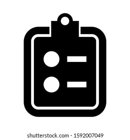survey icon isolated sign symbol vector illustration - high quality black style vector icons

