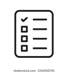 Survey icon Thin line art collection