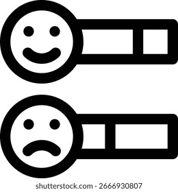 ícone pesquisa. Design De Estilo Linear Fino Isolado Em Plano De Fundo Branco