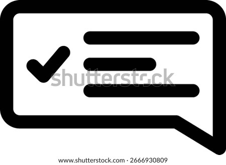 survey icon. Thin Linear Style Design Isolated On White Background