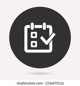 Survey icon. Vector illustration isolated. Simple pictogram for graphic and web design.