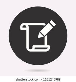 Survey icon. Vector illustration isolated. Simple pictogram for graphic and web design.