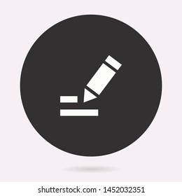 Survey icon. Vector illustration isolated. Simple pictogram for graphic and web design.