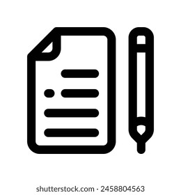 survey icon. vector line icon for your website, mobile, presentation, and logo design.