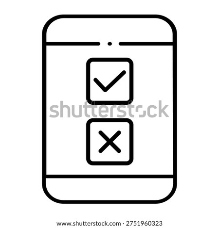 Survey icon vector. Poll Illustration sign. Questionnaire symbol. Feedback logo. 