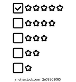 Survey icon vector set. Feedback illustration sign collection. Including question symbol. Survey web icons. satisfaction symbols for web and mobile app.