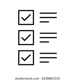 Survey icon vector set. Feedback illustration sign collection. Including question symbol. Survey web icons. satisfaction symbols for web and mobile app.