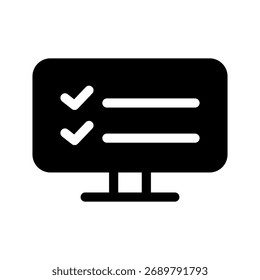 Vektorsymbol-Designgrafik für Umfragen