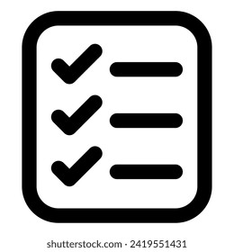 Survey Icon for web, app, uiux, infographic, etc