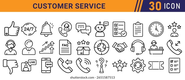 Survey icons set data analysis feedback research questionnaire