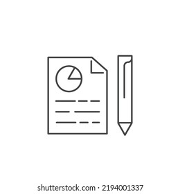 Survey icons  symbol vector elements for infographic web