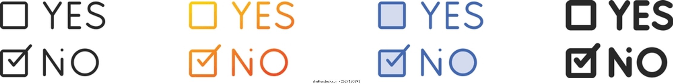 survey icon.Thin Linear, Gradient, Blue Stroke and bold Style Design Isolated On White Background