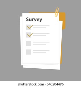 Survey Online Customer and questioner checklist 