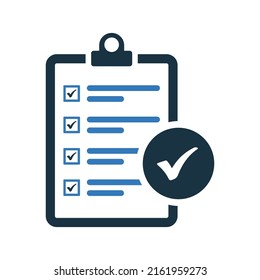 Icono de la encuesta. Ilustración vectorial simple editable.