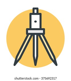 Survey Theodolite Cool Vector Icon