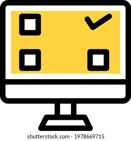 Vektorfarbenzeilensymbol