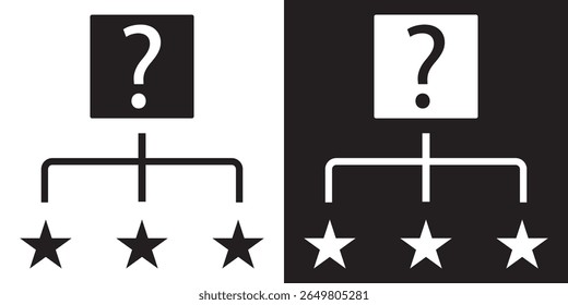 Icono de Web de Encuesta. Colección de los iconos del Comentarios, Ilustración vectorial. EPS 10 AI