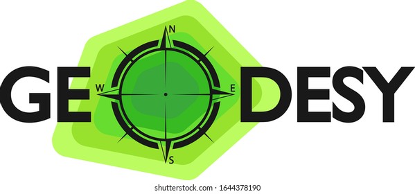 Surveying and cartography engineering work design symbol for business