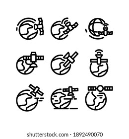 surveying satellit icon or logo isolated sign symbol vector illustration - Collection of high quality black style vector icons
