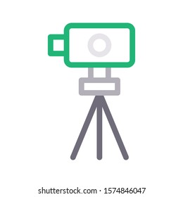 surveyor vector color line icon 