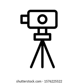 surveyor vector thin line icon 