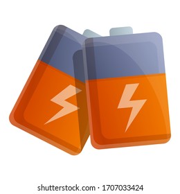 Survival Battery Pack Icon. Cartoon Of Survival Battery Pack Vector Icon For Web Design Isolated On White Background