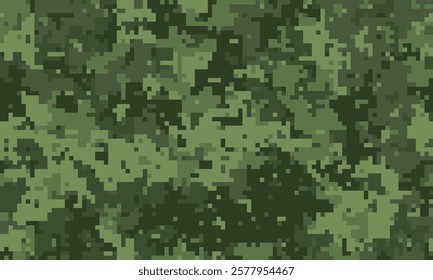 Survival hunt flora universal. Force war military graphic. Protection seamless pattern jungle classic. Defense pixel green army.