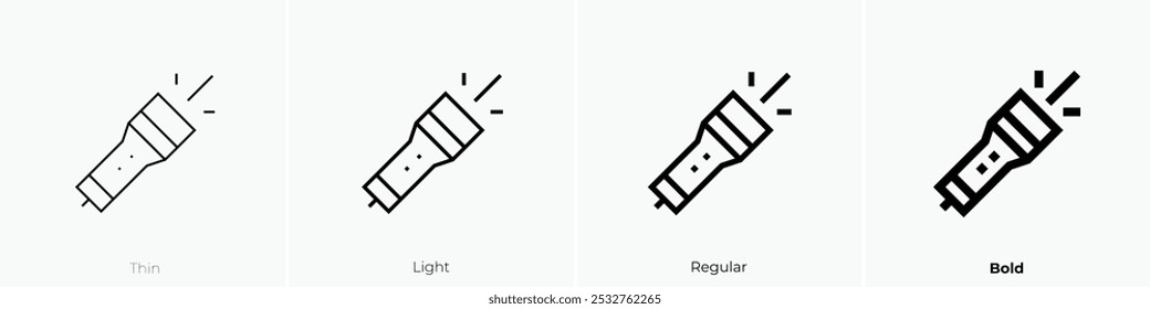 survival icon. Thin, Light Regular And Bold style design isolated on white background