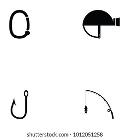 survival kit icon set