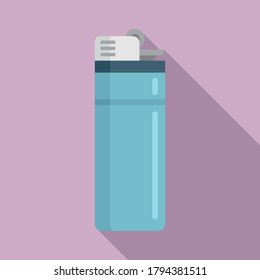 Survival lighter icon. Flat illustration of survival lighter vector icon for web design