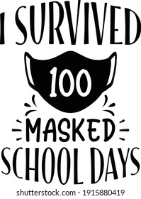 Sobreviví a los 100 días de escuela enmascarados