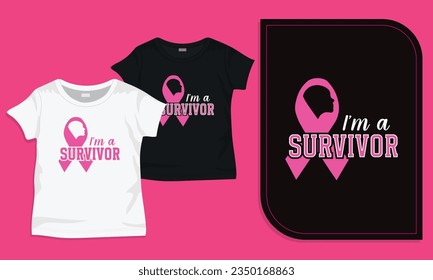 Soy una camiseta superviviente de cáncer de mama