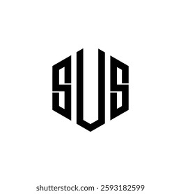 SUS Letter Initial Logo Design Template Vector Illustration