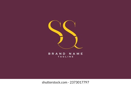 SUS, SSU, USS, Abstract initial monogram letter alphabet logo design