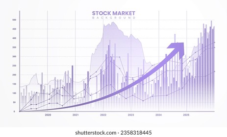 Aussagekräftige Börsenhandelstabelle auf weißem Hintergrund. Nach oben gezogene Finanzmärkte, Investitionen, Renditekurven, Anleihendaten und nach oben schrumpfende Graphen. Konzepte zur Wirtschaftsgrafik