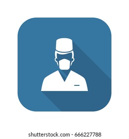 Susgeon Icon. Flat Design.