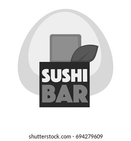 Sushi bar emblem
