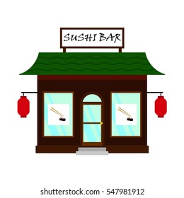 Sushi bar facade