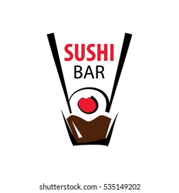 Sushi bar, icons, logos and illustration