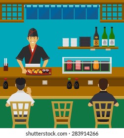 居酒屋 カウンター のイラスト素材 画像 ベクター画像 Shutterstock