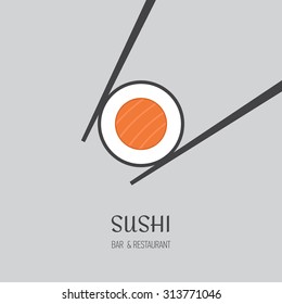 Sushi bar logo.